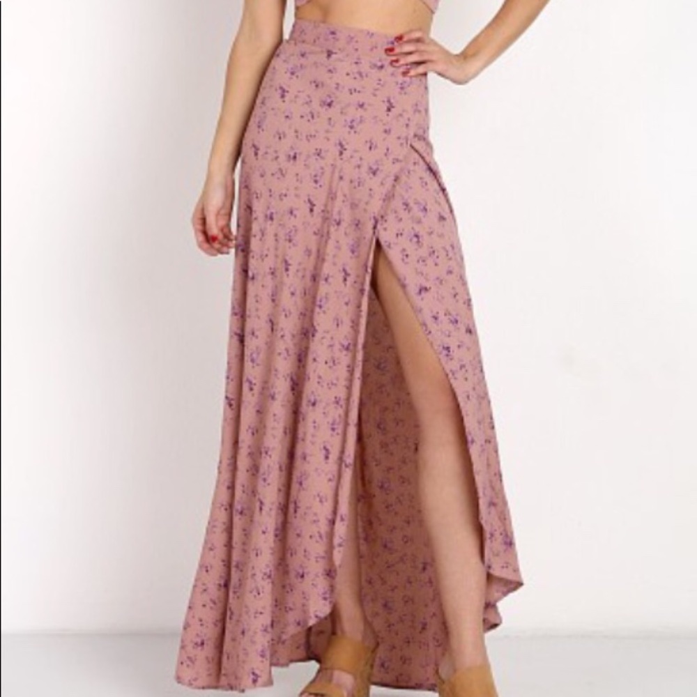 Flynn skye wrap it up maxi skirt